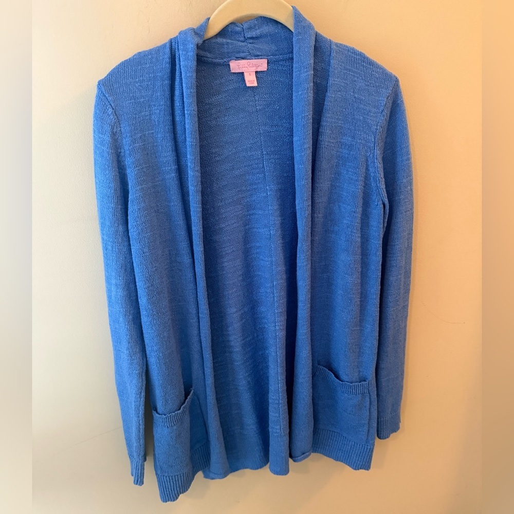 Lilly Pulitzer Ariela Cardigan blue size Small